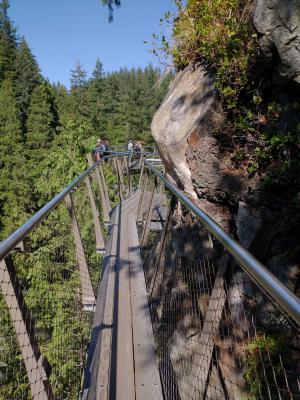 Capilano Park Cliff Walk-North Vancouver British Columbia